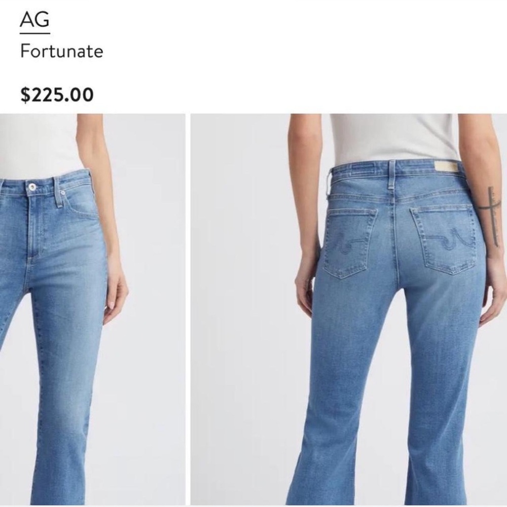 Light Wash Boot Cut Low Waist Jeans